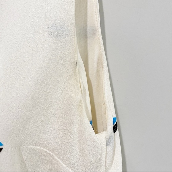 A.L.C. Reese Lips Print Silk Dress Size 2 - Picture 6 of 12